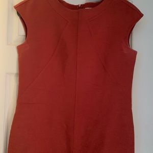 Max Mara orange dress ((wool))